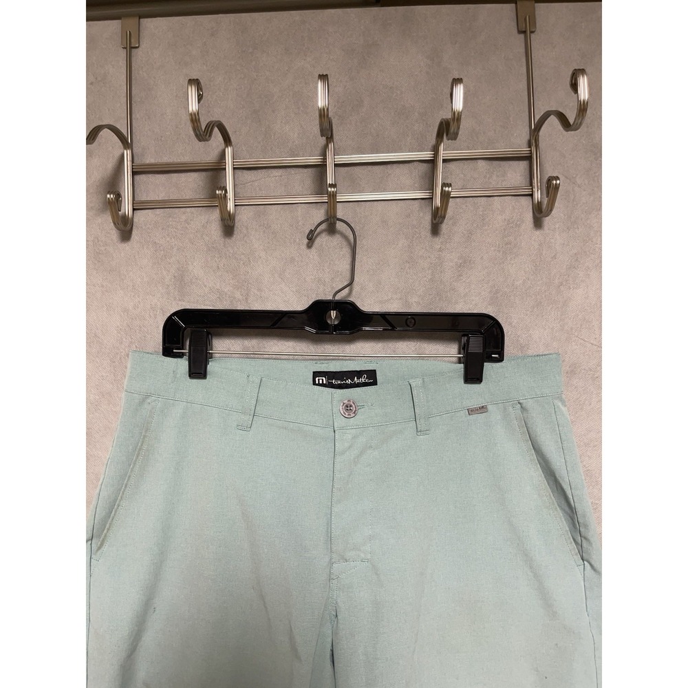 Travis Mathew Shorts Men's 36 Green Golf Performance Active‎ Outdoor Lightweight